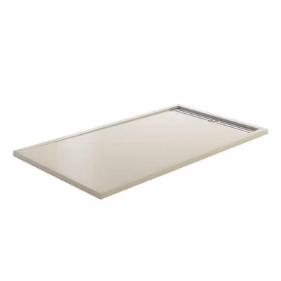 Style Plus – Receveur de Douche Extra-Plat – Résine Minérale – Élégant & Résistant – BEIGE – 130X90 CM