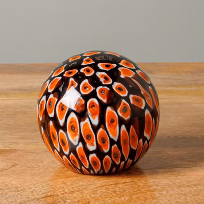 Sulfure verre boule Ortha 9x9cm