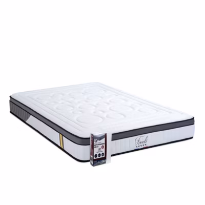 Ensemble Tivoli 140×190 cm Matelas Mousse + Protège matelas anti punaise