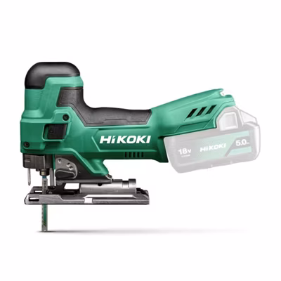 Scie Sauteuse 135mm 18v Li-ion Hikoki Cj18dbw2z Sans Batterie Ni Chargeur – Poignée Champignon – Hitcase Iii