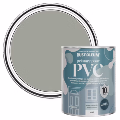Peinture Verte pour Portes et Fenêtres en PVC, Finition Mate – RUST-OLEUM – Feuille de Thé 750ml
