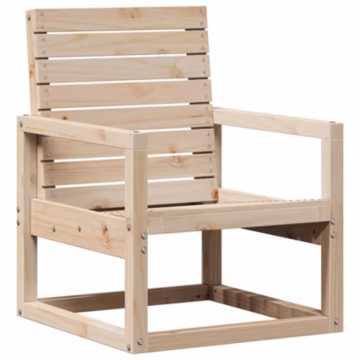 Chaise de jardin 57,5x63x76 cm bois de pin massif vidaXL