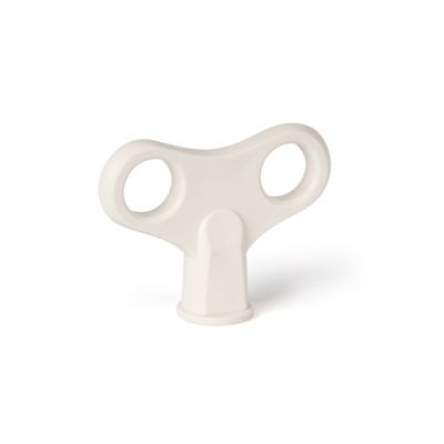 Bouton en plastique finition blanc mat, dimensions:-