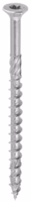 Vis à bois zinguée blanc – tête fraisée – filetage partiel – empreinte torx – pointe anti-fendage 5×40 – Boîte de 500