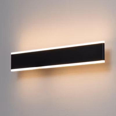 Grande applique LED longueur 50 cm noir – Bastia
