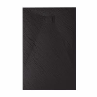 Bac à douche 80x130x2,6 CM Rectangulaire Anthracite Effet Pierre mod. Blend