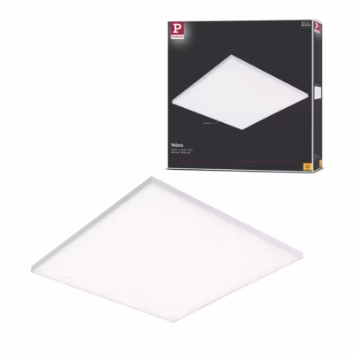 Panneau LED Velora carré 600×600 mm 34W 3500lm 3000K Blanc