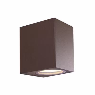 Applique Murale Extérieure Étanche GU10 TOLEDO Cuivre  Éclairez et Sécurisez Votre Espace avec une Seule Lampe Simplement.