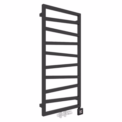 Sèche-serviette mixte noir – (HxL) 835×500 mm – 300 Watt – 320 Watt – ZIG835-500Z8N