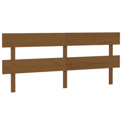 vidaXL Tête de lit Marron miel 184x3x81 cm Bois massif de pin 819088