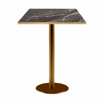 Mange-debout 60x60cm Rome bistrot marbre veiné – Restootab