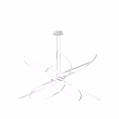 Lustre LED moderne Top Light Tornado 88W 5950LM 1163/S100 blanc