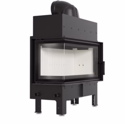 Insert cheminée FLOKI 12Kw vitre à gauche