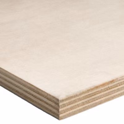 Lot de 6 panneaux de contreplaqué de peuplier pour usage intérieur, 9 x 1250 x 2400 mm