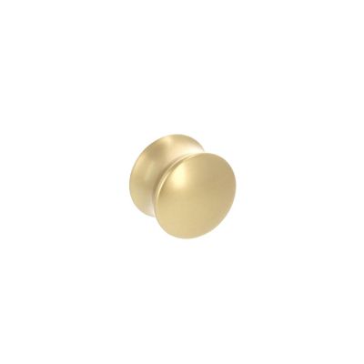 Bouton pour meuble Diamètre 30 en zamac laiton galver