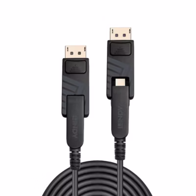 Câble Mini DisplayPort 1.4 Hybride 10 m LINDY