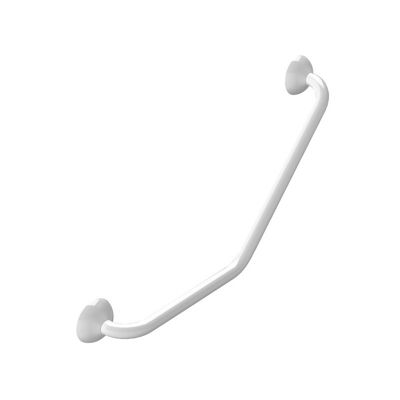 Barre de redressement ou d&rsquo;appui coudée ECO Acier Inox 71cm Blanc Spirella