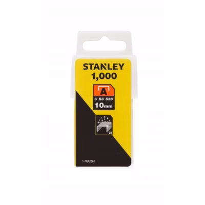Stanley – Agrafes motif/style Type A Argenté (8 mm)