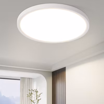 ZMH Plafonnier LED Blanc 18CM 15W pour Cuisine et Couloir