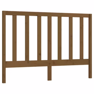 vidaXL Tête de lit Marron miel 146x4x100 cm Bois massif de pin 817693