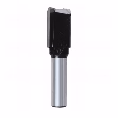 Meche à Rainer Droite Carbure D.16 mm x Q.6 x Lu. 20 x Lt. 55 mm Z2+1 – Idéale pour Défonçage Menuiserie – Diamwood