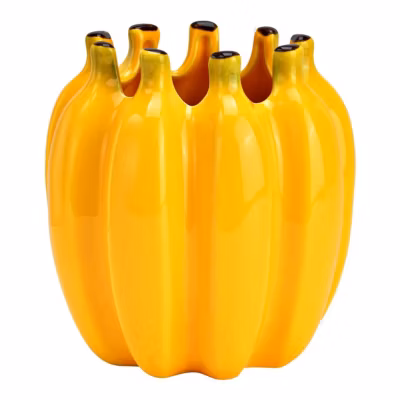 Vase pour fleurs séchées ou cache pot Banane