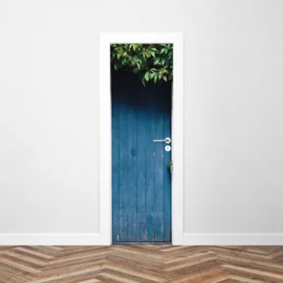 Sticker Porte Bleue 204 x 63 cm