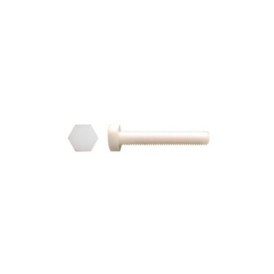 200 Vis Métaux Tête Hexagonale F/Total 8 x 25 mm – DIN 933 – Polyamide – D-Work