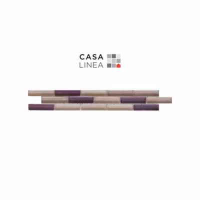 LISTEL VERRE MIX PARME BLISTER 2 PIÈCES 1,5 x 6,2 CASA LINEA