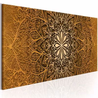 Tableau Zen Golden Finesse 120×40 cm