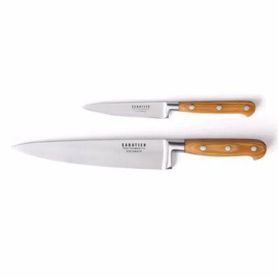 Couteau d&rsquo;office & couteau de Chef  – Essentiel par Sabatier Trompette