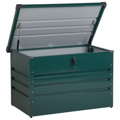 Coffre de rangement CEBROSA 100 cm 62 cm Vert foncé