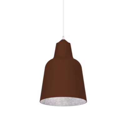 LUMICOM – DONG Suspension, 1X E27, max 42W, métal, corten/feuille argent, D.40cm