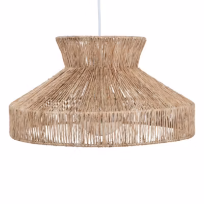 Suspension diamètre 38 cm en métal et jute