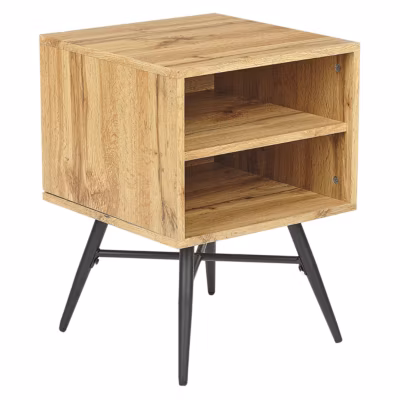 Table de chevet LUBOCK Marron clair