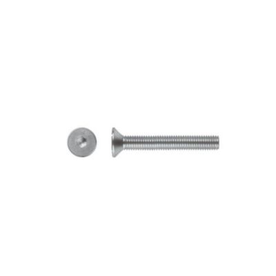 25 Vis Métaux Tête Fraisée 6 Pans Creux FHC 16 x 40 mm – DIN 7991 – Inox A4L80 – D-Work