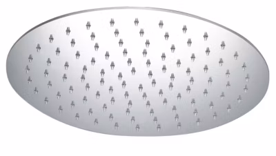 Pommeau De Douche Rond En Acier Inoxydable Chromé