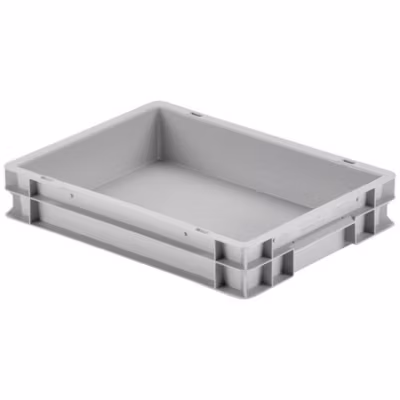 Alutec 75042 Bac plastique fermé universel 400 x 300 x 75 mm, gris