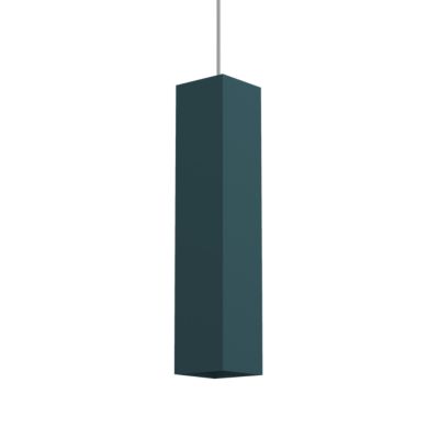 LUMICOM – CUBE Suspension, 1X GU10, max 33W, métal, bleu méditerranéen, H30cm