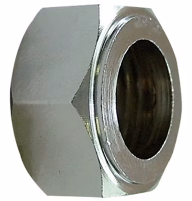 Ecrou à collet battu 15/21 – 14 chromé – GARIS – D02007C