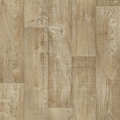 Sol PVC Imitation parquet Mélèze Brun Clair – Rouleau de 4m x 7m
