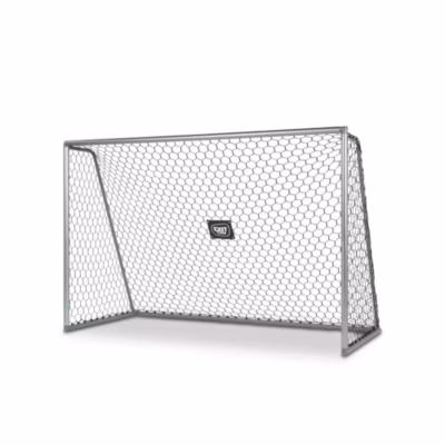 But de football en aluminium EXIT Scala 300 x 200 cm argent mat