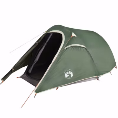 Tente de camping tunnel 3 personnes vert imperméable vidaXL