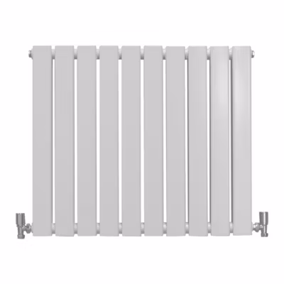 Radiateur Plat Blanc Brillant 60 cm x 70 cm
