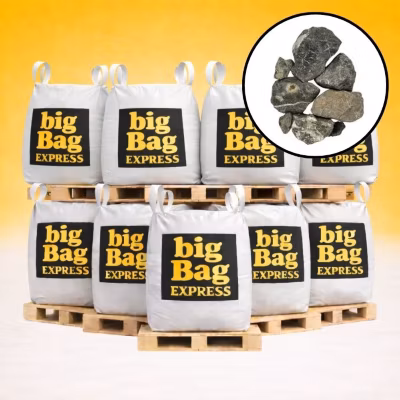 PACK 9 X BIG BAG de +/- 1,5T Ballast Gris 20/50 mm – Livraison PREMIUM