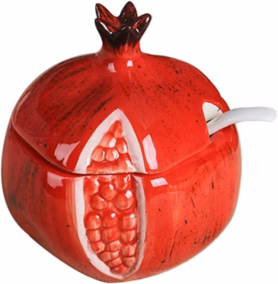 Bouteille d&rsquo;Assaisonnement Céramique Forme de Fruit