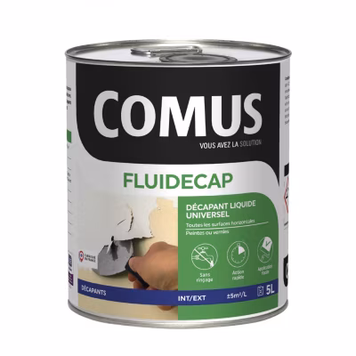 FLUIDECAP 5L – Décapant liquide. pour lasures. vernis et peintures – COMUS
