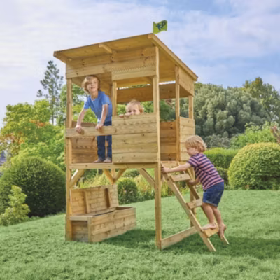 Cabane sur pilotis CIMES en bois