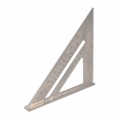 Équerre de Charpentier en Aluminium 7&Prime; – Précision et Durabilité – Outil Indispensable pour Menuiserie – Silverline