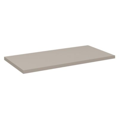 Plan vasque 80 cm VANO  Finition marron congo  L80 x P40 x H2 cm  À poser